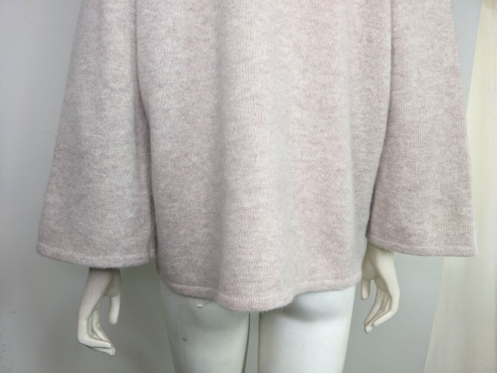 Cardigan Sweater Angora Wool Knit One Button Wome… - image 9