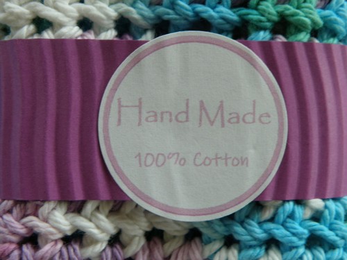 LARGE 2 Kitchen Basics Crochet Dishcloth / Washcloth 100% Cotton Select Color - Picture 127 of 164