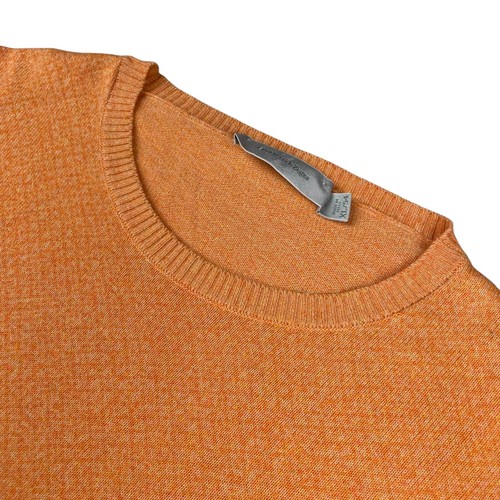 Ermenegildo Zegna Herren 100% Baumwolle Pullover Orange • Italy • XL US | 54 IT