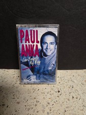 Paul Anka Cassette Tape Love Songs My Way sealed unopened 1993