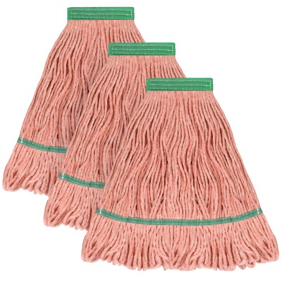 Cotton Mop Head Replacement Heavy Duty Long-end Commercial Industrial Easy Wring
