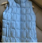 GAP Down Filled Puffer Vest Winter Light Blue Size S Im Excellent Condit — photo 1