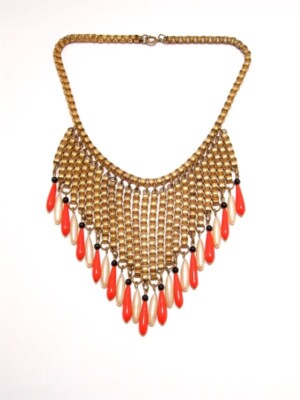 MIRIAM HASKELL BIB NECKLACE