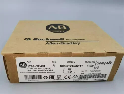 New Factory Sealed AB 1769-OF4VI / A CompactLogix 4 Pt A/O Voltage Module