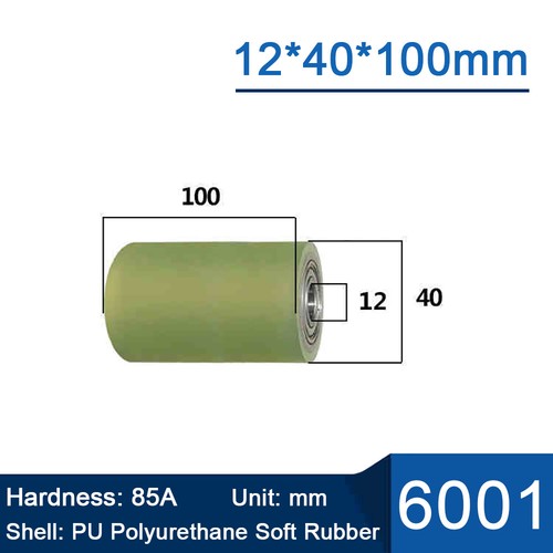 PU Polyurethane Iron Core Roller With Two Bearing Guiding Wheel Flat Belt Idler - Picture 89 of 158