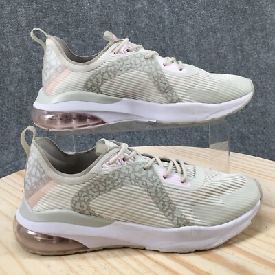 Fabletics Shoes Womens 9 Manhattan Air Performance Sneakers Beige Lace Up Low To