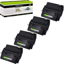 4PK Q5942X 42X BK Laser Toner Cartridges Fits For HP LaserJet 4250 4250n 4350dtn