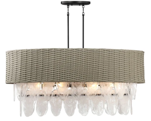 Minka Lavery Breakers Isle 12 Light Island, Coal - Picture 2 of 5