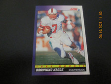 BROWNING NAGLE JETS 1991 SCORE ROOKIE CARD #583. rookie card picture