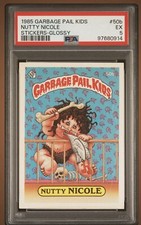 1985 Garbage Pail Kids Series 2 NUTTY NICOLE #50b GLOSSY PSA 5 New slab!