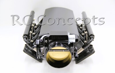 102MM LOW Intake Manifold W/ Fuel Rails & Throttle Body For GMC LS LS1 LS2 LS6 E - Foto 10