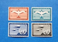 United Nation's Stamps, Scott C1-C4 Complete Set MNH