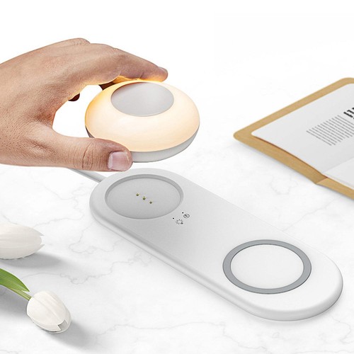 Charge & Glow Dot Light Set – Portable LED Puck Lights for Ambient Home Lighting - 第 1/5 張圖片