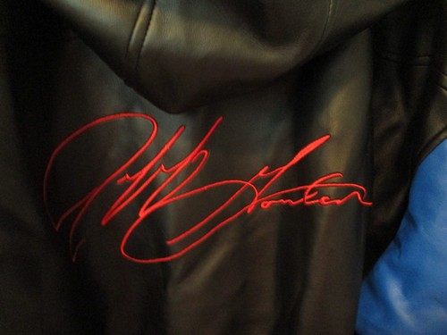 NASCAR Jeff Gordon #24 Kunstlederjacke mit Kapuze Größe Herren XL Chase Authentics - Bild 6 von 7