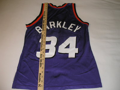 Vintage Charles Barkley Phoenix Suns Jersey #34 Champion Size 36