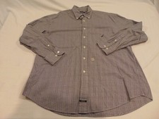 Nautica Long Sleeve Button Down Shirt Mens Size XL. 80's two ply cotton