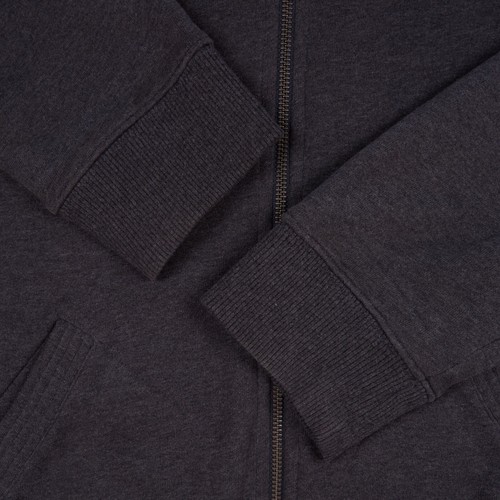 Timberland Men's Grey High Neck Full Zip Pocketed Fleece Lined Cardigan Large - Picture 8 of 15