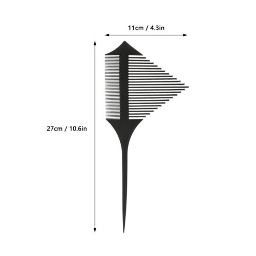 Hair Dyeing Highlighting Comb Home Salon Weaving Sectioning Tail Comb Style UK - Picture 5 of 23