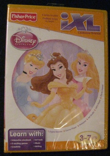 Fisher-Price iXL Learning System Disney Princess Age 3-7 Yrs 2010 Mattel - 第 1/2 張圖片