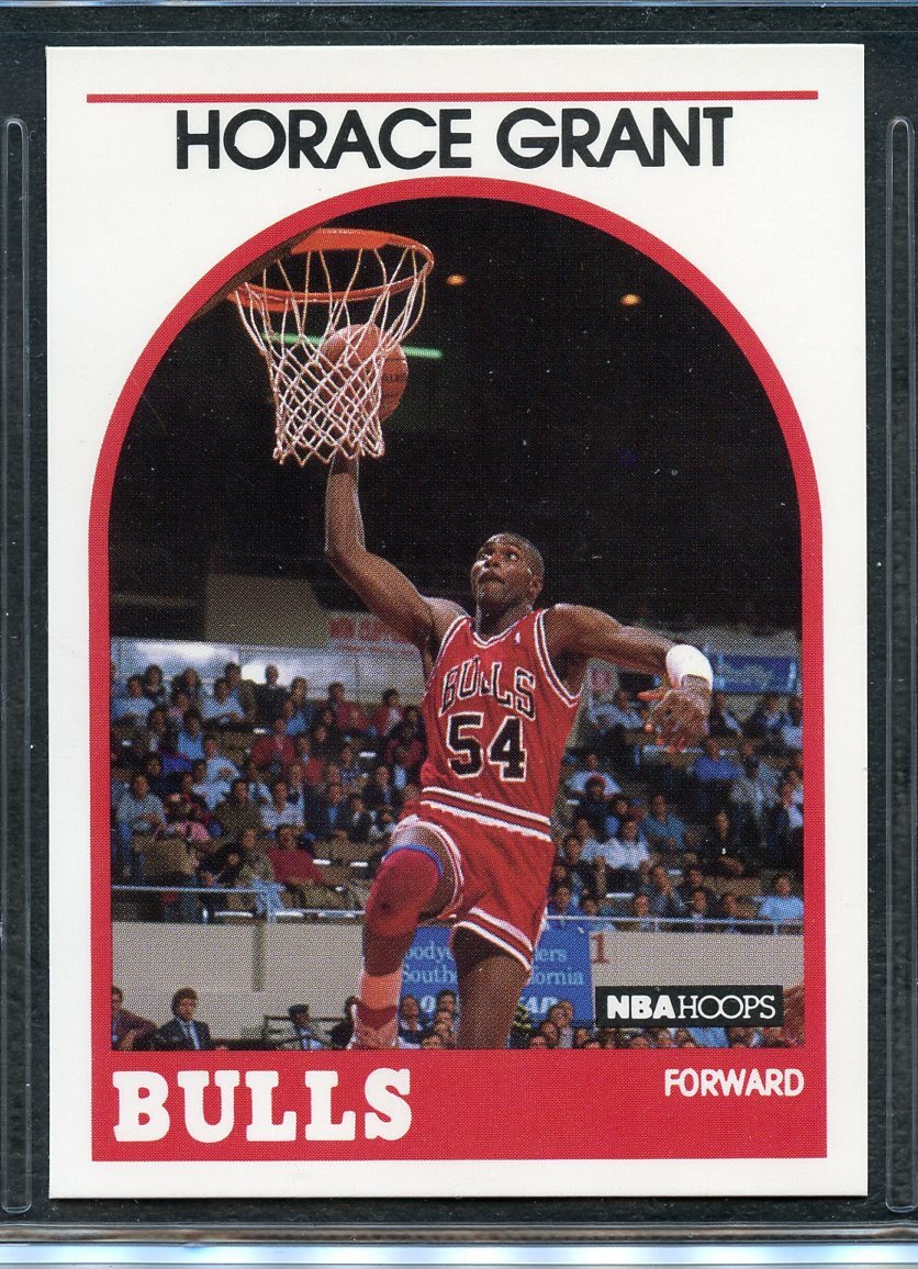 1989-90 NBA Hoops Basketball - #242 - Horace Grant - Chicago Bulls 