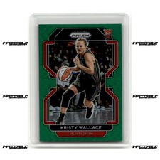 2022 Panini Prizm WNBA - Green Prizm #71 Kristy Wallace Rookie SP