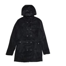 Mountain Hard Wear Black Hooded Coat Mac Uk Women's Size Medium Cc978