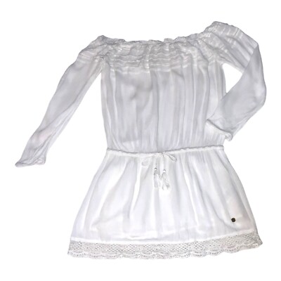 white off the shoulder long sleeve wedding dress A-Line Off The Shoulder Chiffon Lace Bell Sleeve Wedding Dress COCOMELODY CW2223, 35 Days / Ivory / US6-UK8-EUR36