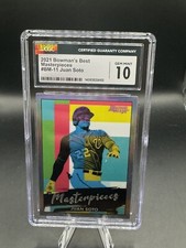 2021 Bowman's Best Bowman Masterpieces Atomic Refractor Juan Soto CGC 10