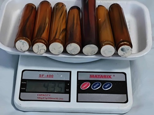 Bakelit Stab الباكليت كاتالين Katalin Futuran Sowjetische UdSSR 120*22mm 435gr 7tlg - Bild 14 von 21