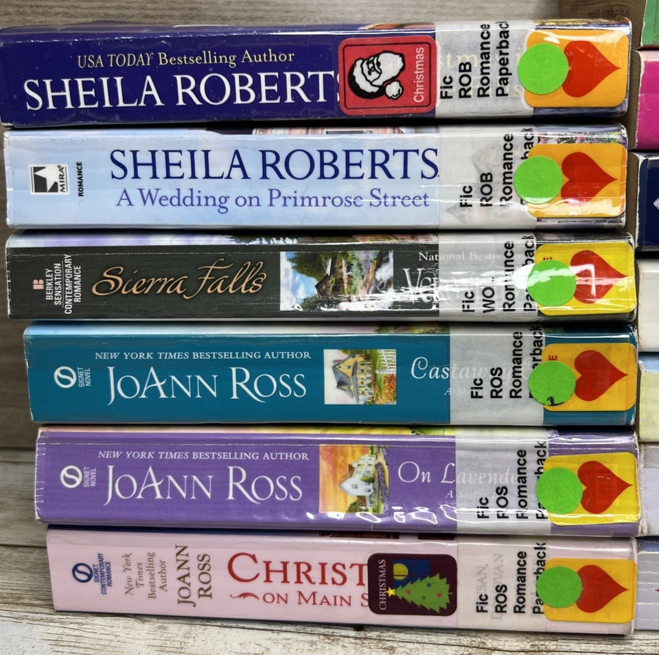 Lot of 13 Contemporary Romance Paperback Books - JoAnn Ross, Sheila Roberts etc. Foto 2 de 4