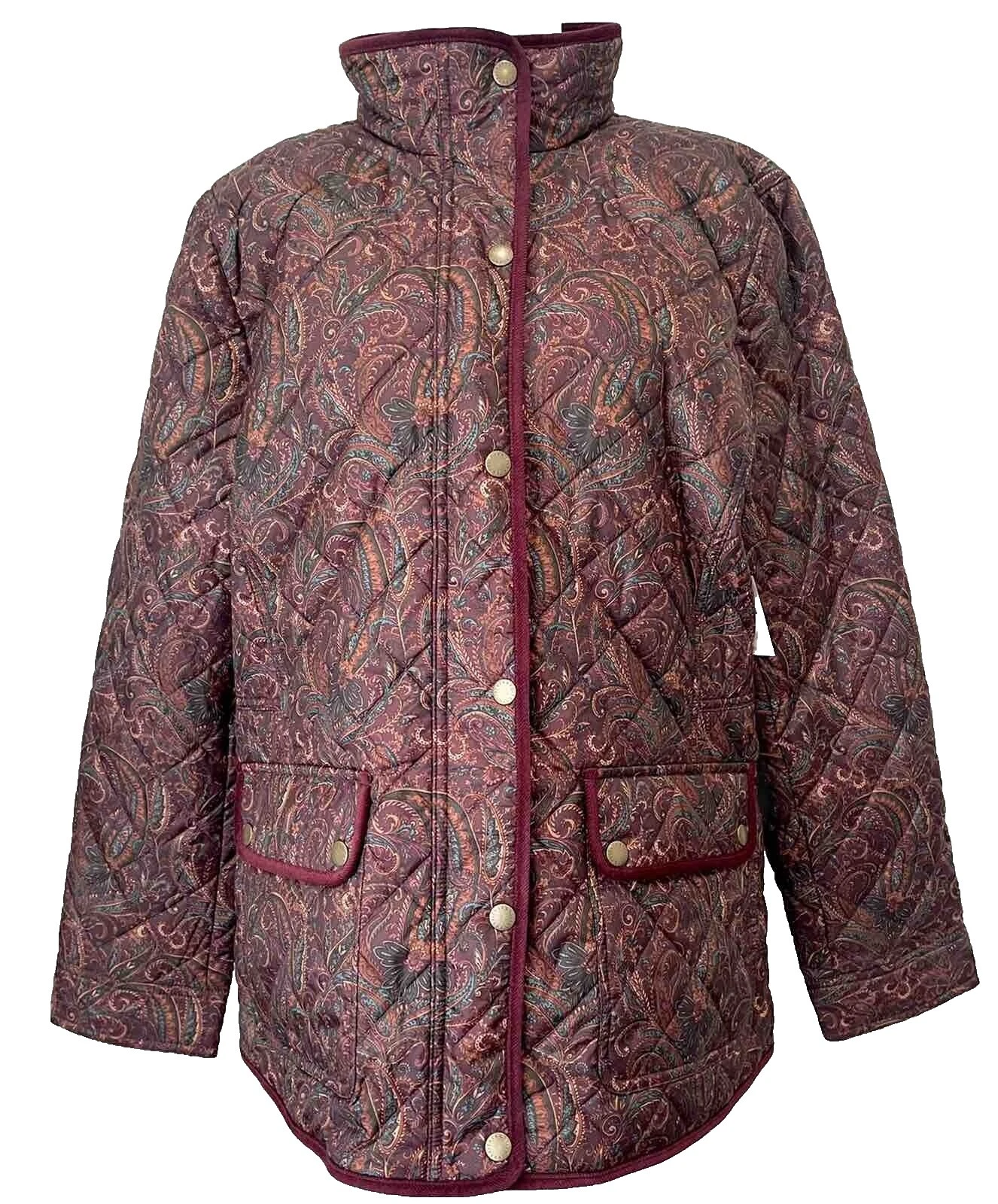 Talbots 佩斯利休闲外套、夹克、背心女