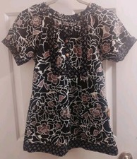 Koi By Kathy Peterson Women's Scrub Top Size Small