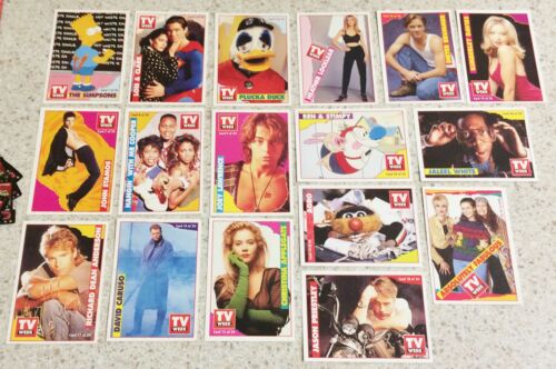 TV WEEK CARDS - TELEVISION SERIES - ODD LOT of 17 - Picture 1 of 4