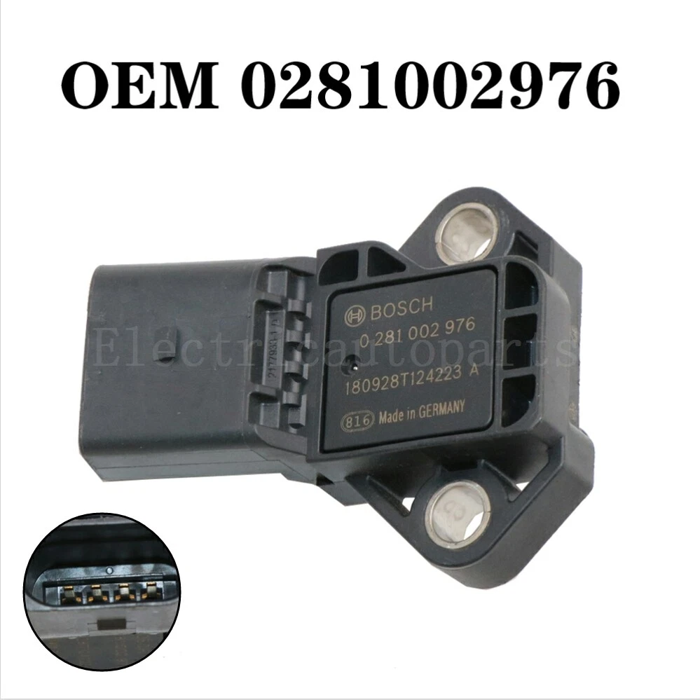 Bosch 0281002976 Turbocharger Boost Sensor Audi, VW, 43 OFF