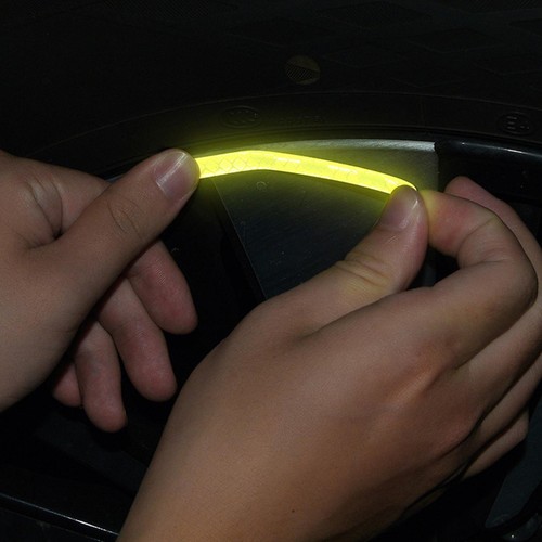 20Pcs Reflective Strip Stickers Wheel Hub Rim Stripe Tape Decal Car Accessories - Picture 9 of 18