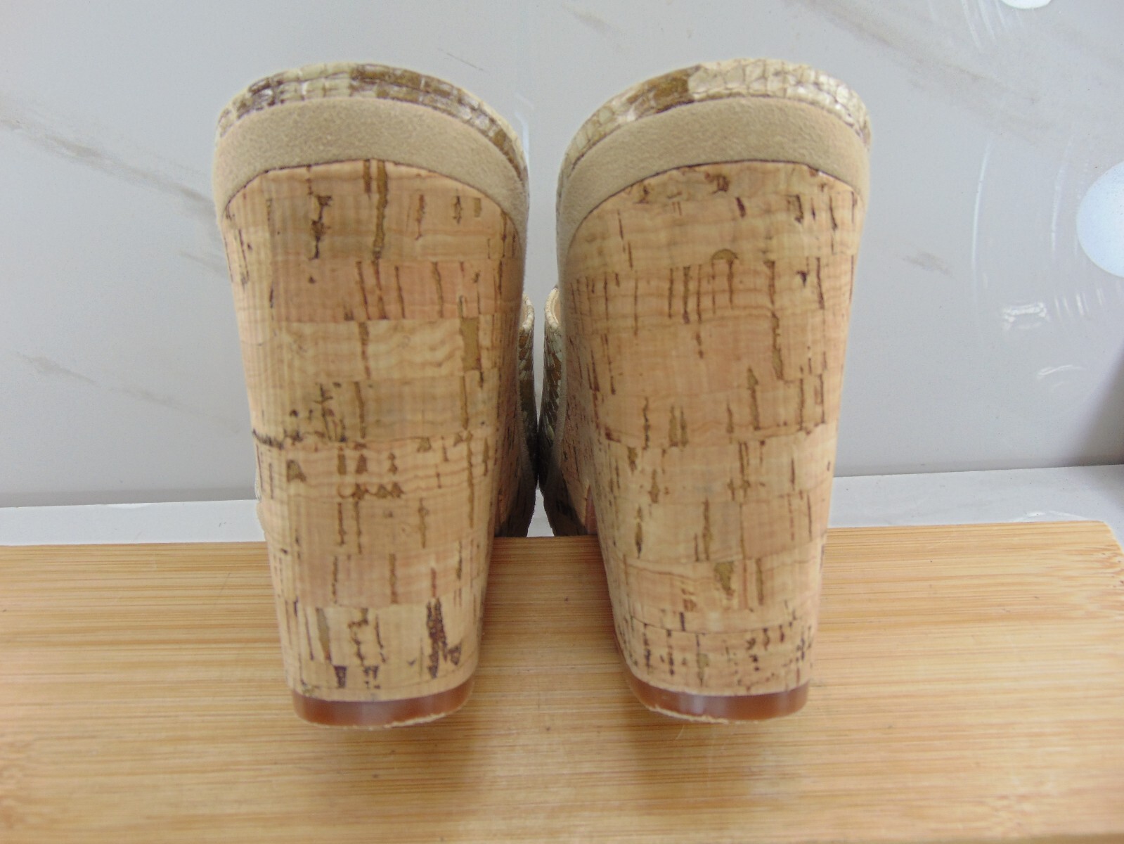 Johnston & Murphy PYTHON SNAKESKIN PRINT Cork Pla… - image 6