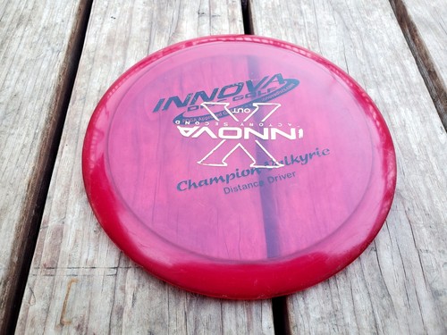Innova PFN Champion Valkyrie 150g Red Disc Golf Distance Driver OOP RARE