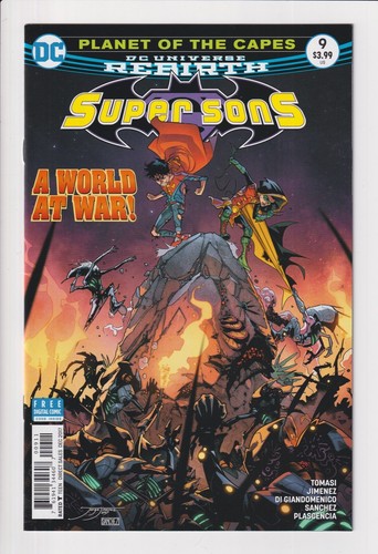 Super Sons en estado bastante bueno 2017 Tomasi Jiménez Superboy Robin DC cómics vendidos por separado - Imagen 5 de 15