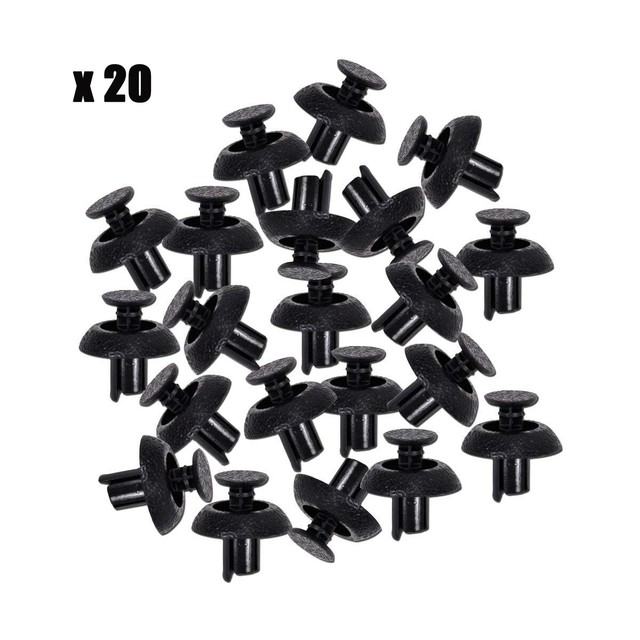 20x Car Engine Compartment Radiator Cover Fastener Clips For Toyota