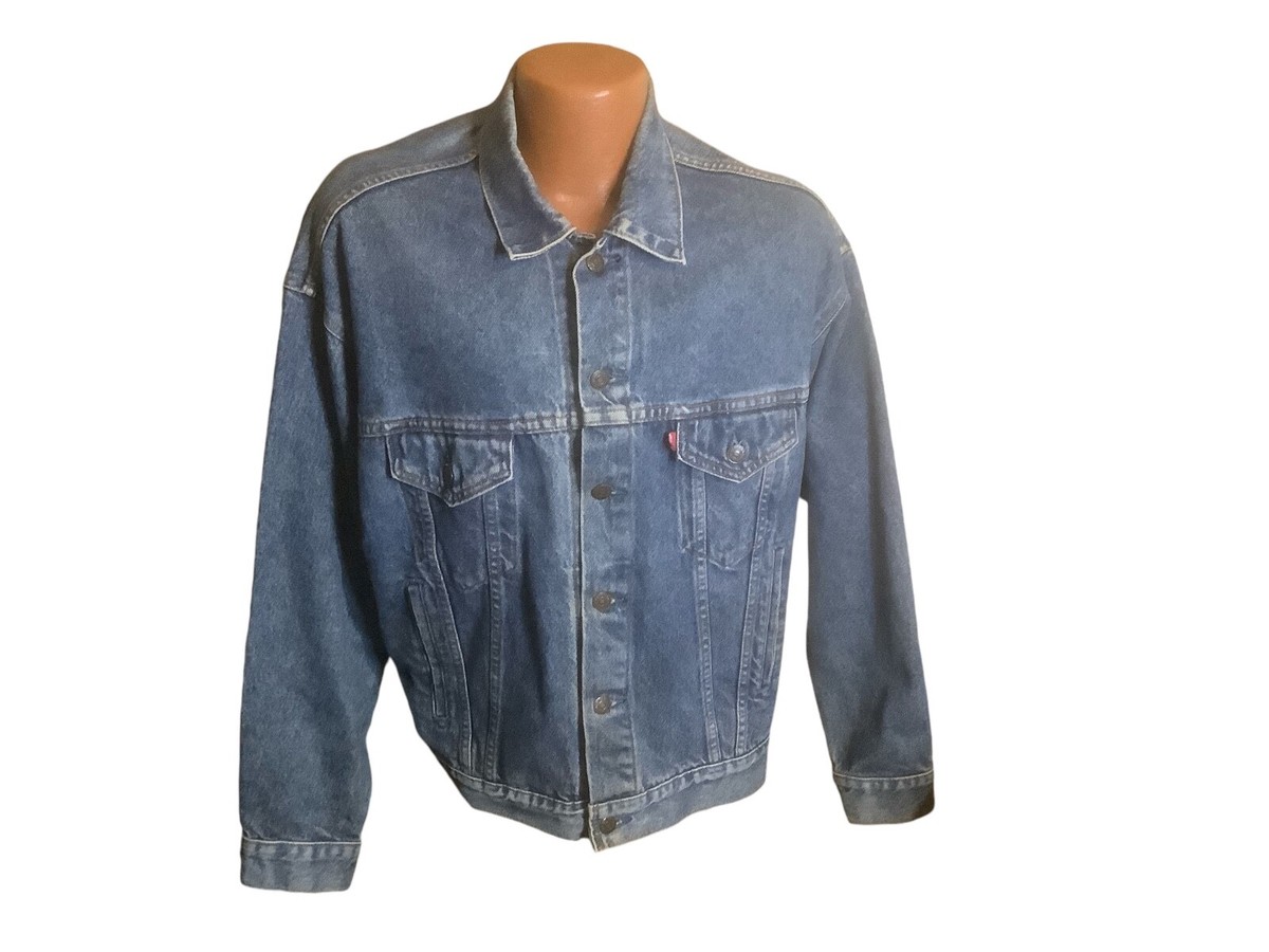 Veg 90s USA Levi's Men L Denim Trucker Jeans Type 3 Jacket 70507