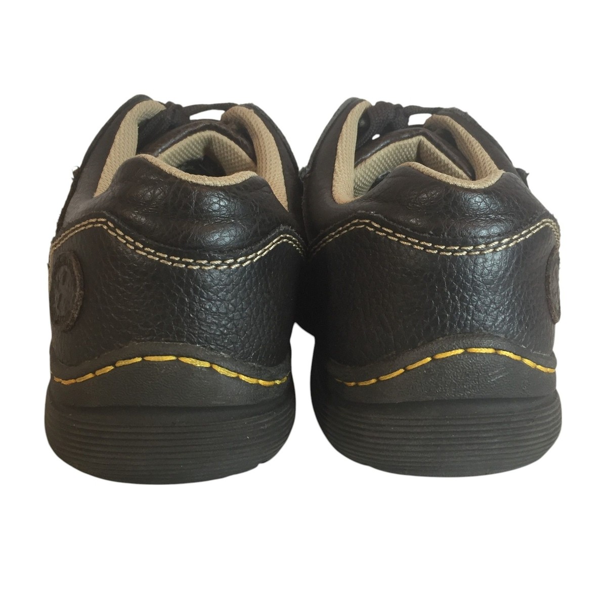 Dr. Martens Rockland Leather Brown Derby Lace Up Shoes Mens 
