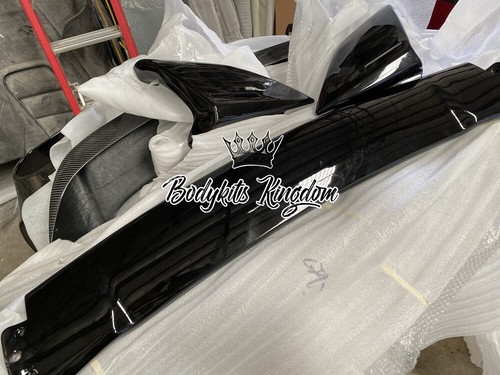 Honda Civic FD1 fd2 type r gloss black plastic spoiler wing - mugen led bar gt - Picture 4 of 9