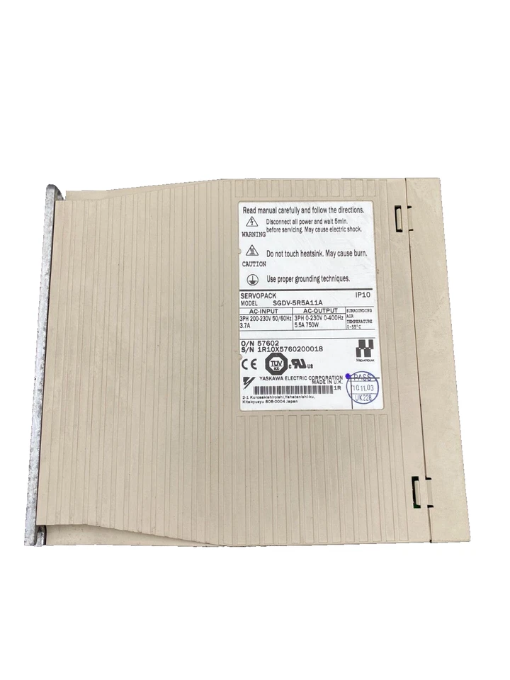 YASKAWA SGDV-5R5A11A SERVOPACK - Photo 2/4