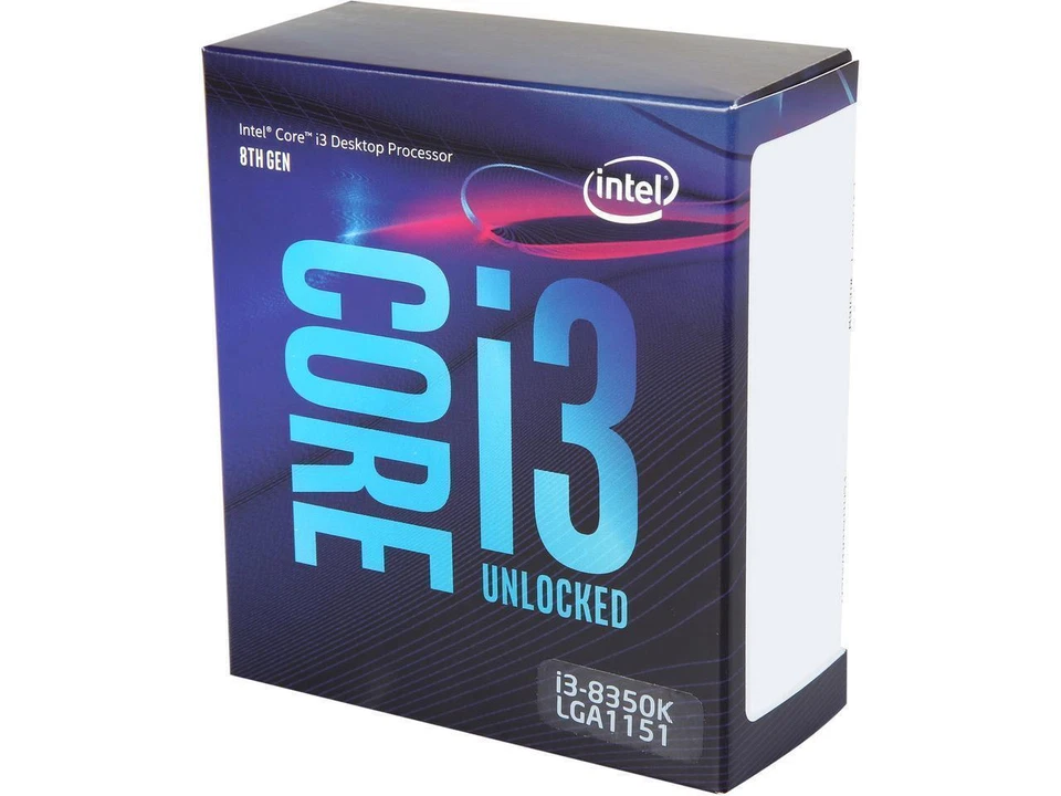 8Th Gen Intel Core i3-8350K LGA1151 CPU Processor Quad Core 4.0 GHz 91W SR3N4 - Image 2 of 4