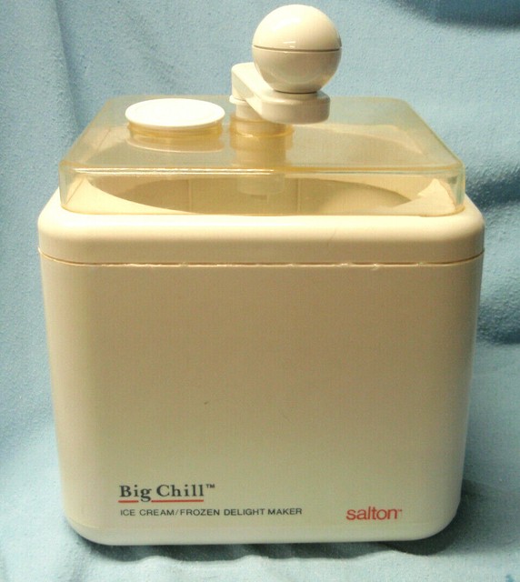Salton Big Chill Ice Cream Maker Icm1 Old Fashioned Hand Crank for