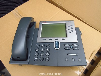 Cisco CP-7962G SCCP SIP Unified VoIP IP Telephone PoE Telefon INCLUDING HANDSET