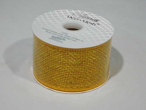 1 Roll of 63mm x 10 metres Waterproof Deco Mesh Decomesh Ruffle Wreaths ELEGANZA - Picture 26 of 27