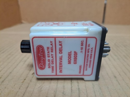 Dayton Solid State Time Delay Relay Model No. 6X603F - Bild 6 von 8