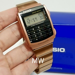 casio rose gold calculator
