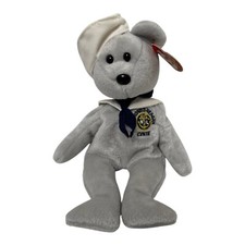 TY Beanie Baby - RONNIE the Sailor Bear USA Exclusive Stuffed Animal Navy
